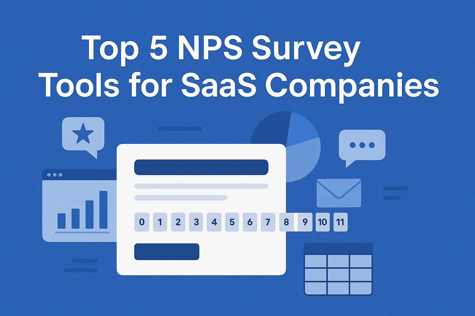 Top 5 NPS Survey Tools for SaaS Companies NPS Survey Tools for SaaS