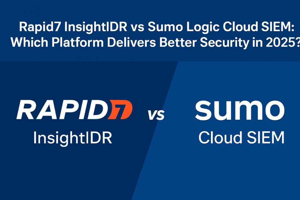 Rapid7 InsightIDR vs Sumo Logic Cloud SIEM: Which Platform Delivers Better Security in 2025? Rapid7 InsightIDR vs Sumo Logic Cloud SIEM