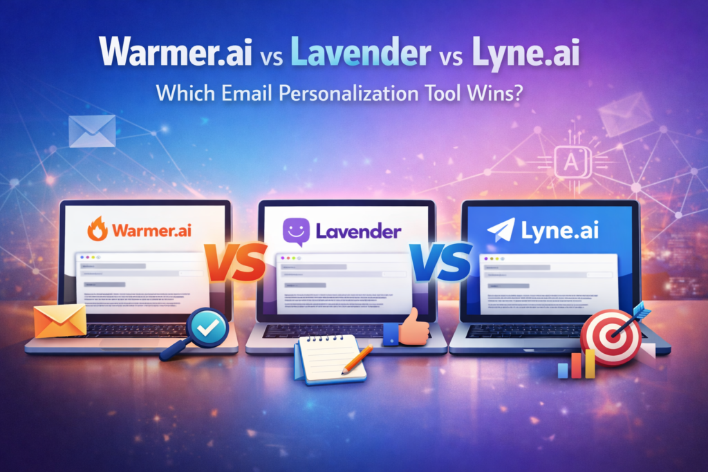 Warmer.ai vs Lavender vs Lyne.ai